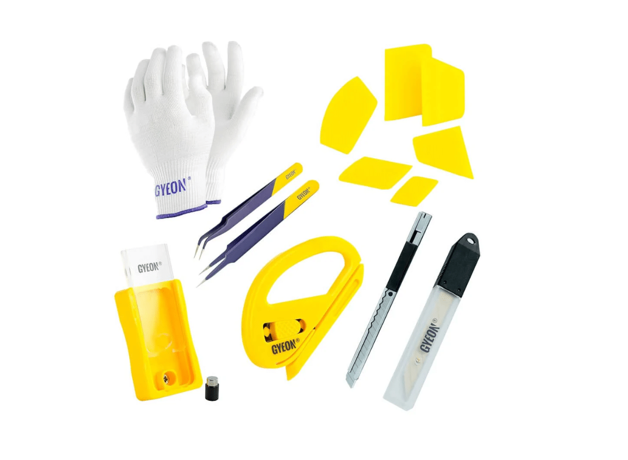 GYEON Q²M PPF Installer Kit PPF Folyo Cam Filmi Uygulama Aparat Seti - 14 Parça